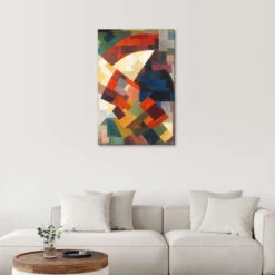 Composition, 1930 Otto Freundlich Lærredsbillede 20 X 30 Cm Billedramme -POSTERLOUNGE Salg 692657 canvas room colourful l