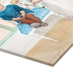 Gunlög: Säj, ä' Du Rädd För Mej? Carl Larsson Akrylbillede 20 X 30 Cm Billedramme -POSTERLOUNGE Salg 693282 acrylic glass empCorner l