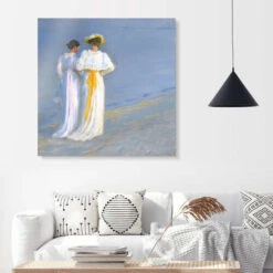 Anna Ancher Og Marie Krøyer På Stranden Ved Skagen Peder Severin Krøyer Galleritryk 30 X 30 Cm Billedramme 9 Anna Ancher Og Marie Krøyer På Stranden Ved Skagen Peder Severin Krøyer Galleritryk 30 X 30 Cm Billedramme -POSTERLOUNGE Salg 693418 gallery print room living room l
