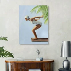 Klar Til At Hoppe I Vandet Sarah Morrissette Galleritryk 20 X 30 Cm Billedramme -POSTERLOUNGE Salg 695932 gallery print room vintage l