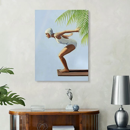 Klar Til At Hoppe I Vandet Sarah Morrissette Galleritryk 20 X 30 Cm Billedramme - Billede 4