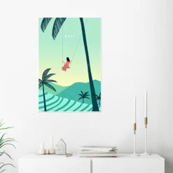 Illustration Bali Katinka Reinke Plakat 20 X 30 Cm Billedramme -POSTERLOUNGE Salg 695955 poster room minimalist l