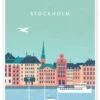 Illustration Stockholm Katinka Reinke Plakat 20 X 30 Cm Billedramme -POSTERLOUNGE Salg 695956 poster l
