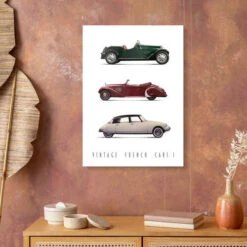Vintage French Cars 01 Christian Müringer Galleritryk 20 X 30 Cm Billedramme -POSTERLOUNGE Salg 696837 gallery print room portrait format l