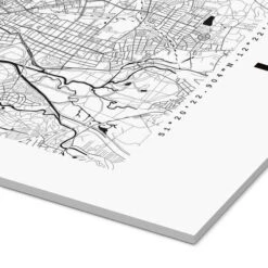 City Map Of Leipzig 44spaces Akrylbillede 20 X 30 Cm Billedramme -POSTERLOUNGE Salg 697259 acrylic glass empCorner l