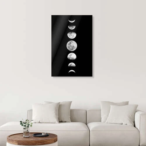 Månens Faser Art Couture Galleritryk 20 X 30 Cm Billedramme 6 Månens Faser Art Couture Galleritryk 20 X 30 Cm Billedramme - Billede 4