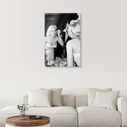 Marilyn Monroe Sminker Sig Celebrity Collection Akrylbillede 20 X 30 Cm Billedramme -POSTERLOUNGE Salg 699610 acrylic glass room black and white l