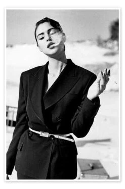 Rygende Monica Bellucci Celebrity Collection Plakat 20 X 30 Cm Billedramme