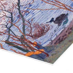 Fugl På Sten Nikolai Astrup Plakat 20 X 30 Cm Billedramme -POSTERLOUNGE Salg 699879 poster empCorner l