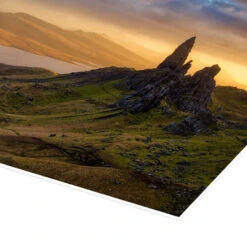 Old Man Of Storr At Sunset Sebastian Warneke Plakat 30 X 20 Cm Billedramme 7 Old Man Of Storr At Sunset Sebastian Warneke Plakat 30 X 20 Cm Billedramme -POSTERLOUNGE Salg 701708 poster empCorner l