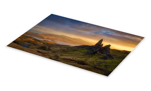 Old Man Of Storr At Sunset Sebastian Warneke Plakat 30 X 20 Cm Billedramme 4 Old Man Of Storr At Sunset Sebastian Warneke Plakat 30 X 20 Cm Billedramme - Billede 2