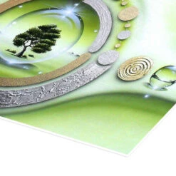 Landscape With Tree Of Life Manfred Turzer Plakat 40 X 20 Cm Billedramme 8 Landscape With Tree Of Life Manfred Turzer Plakat 40 X 20 Cm Billedramme -POSTERLOUNGE Salg 702295 poster empCorner l