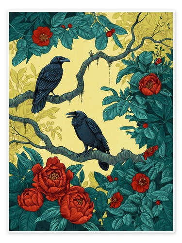 Fantasiens Have Vasilisa Romanenko Plakat 30 X 40 Cm Billedramme 3 Fantasiens Have Vasilisa Romanenko Plakat 30 X 40 Cm Billedramme