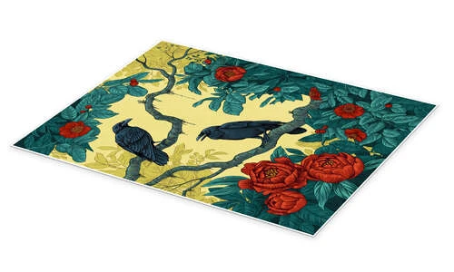 Fantasiens Have Vasilisa Romanenko Plakat 30 X 40 Cm Billedramme 4 Fantasiens Have Vasilisa Romanenko Plakat 30 X 40 Cm Billedramme - Billede 2