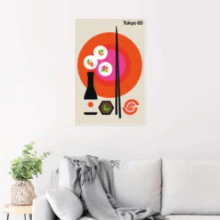 Tokyo 65 Bo Lundberg Plakat 20 X 30 Cm Billedramme -POSTERLOUNGE Salg 702779 poster room lounge l
