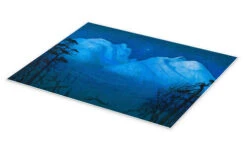 Vinternatt I Rondane Harald Oscar Sohlberg Plakat 40 X 30 Cm Billedramme -POSTERLOUNGE Salg 703079 poster pds l