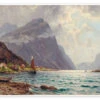 Fjord Landscape Walter Moras Plakat 30 X 20 Cm Billedramme -POSTERLOUNGE Salg 703636 poster l