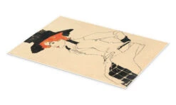 Portrait Of A Woman Egon Schiele Plakat 20 X 30 Cm Billedramme -POSTERLOUNGE Salg 703976 poster pds l