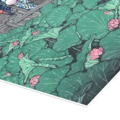 Pond At Benten Shrine (detail) Kawase Hasui Plakat 30 X 30 Cm Billedramme -POSTERLOUNGE Salg 704151 poster empCorner l