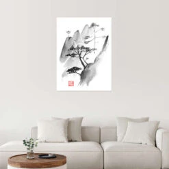 Cliff I Péchane Plakat 30 X 40 Cm Billedramme -POSTERLOUNGE Salg 704619 poster room black and white l