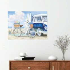 På Stranden I James Wiens Plakat 40 X 30 Cm Billedramme -POSTERLOUNGE Salg 705015 poster room painting l