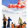 Dolomiti Vintage Ski Collection Akrylbillede 20 X 30 Cm Billedramme -POSTERLOUNGE Salg 705067 acrylic glass l
