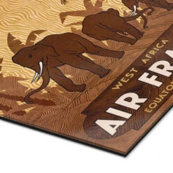 Air France West Africa, Equatorial Africa Vintage Travel Collection Galleritryk 20 X 30 Cm Billedramme -POSTERLOUNGE Salg 705069 gallery print empCorner l