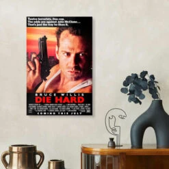 Die Hard Vintage Entertainment Collection Galleritryk 20 X 30 Cm Billedramme -POSTERLOUNGE Salg 705263 gallery print room illustrations l