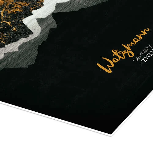 Watzmann Tobias Roetsch Plakat 30 X 40 Cm Billedramme 5 Watzmann Tobias Roetsch Plakat 30 X 40 Cm Billedramme - Billede 3