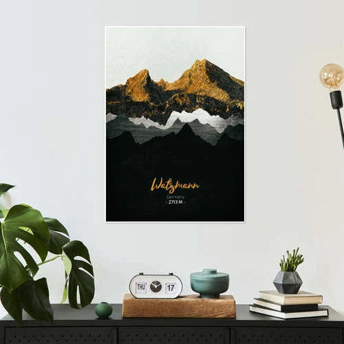 Watzmann Tobias Roetsch Plakat 30 X 40 Cm Billedramme 6 Watzmann Tobias Roetsch Plakat 30 X 40 Cm Billedramme - Billede 4