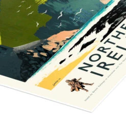 Northern Ireland (English) Vintage Travel Collection Plakat 20 X 30 Cm Billedramme -POSTERLOUNGE Salg 705933 poster empCorner l