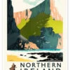 Northern Ireland (English) Vintage Travel Collection Plakat 20 X 30 Cm Billedramme -POSTERLOUNGE Salg 705933 poster l