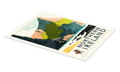 Northern Ireland (English) Vintage Travel Collection Plakat 20 X 30 Cm Billedramme -POSTERLOUNGE Salg 705933 poster pds l
