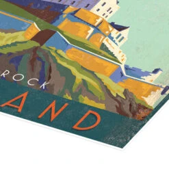 Edinburgh Castle Jo Parry Plakat 40 X 30 Cm Billedramme -POSTERLOUNGE Salg 705966 poster empCorner l