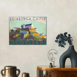 Edinburgh Castle Jo Parry Plakat 40 X 30 Cm Billedramme -POSTERLOUNGE Salg 705966 poster room illustrations l