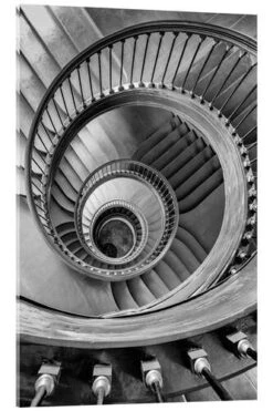 Vintage Staircase Mikolaj Gospodarek Akrylbillede 20 X 30 Cm Billedramme