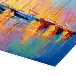 Boats Olha Darchuk Plakat 30 X 20 Cm Billedramme -POSTERLOUNGE Salg 708253 poster empCorner l