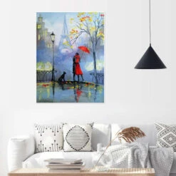 Kiss In Paris Olha Darchuk Plakat 30 X 40 Cm Billedramme -POSTERLOUNGE Salg 708291 poster room living room l
