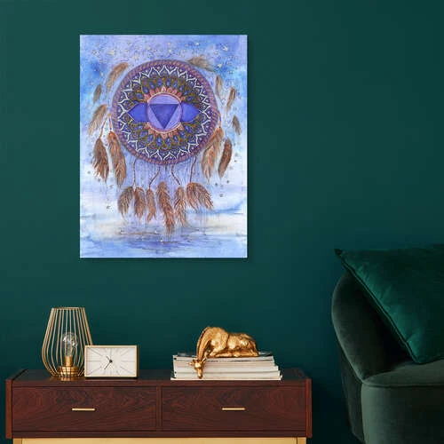 Third Eye Chakra Maria Forrester Akrylbillede 20 X 30 Cm Billedramme 6 Third Eye Chakra Maria Forrester Akrylbillede 20 X 30 Cm Billedramme - Billede 4