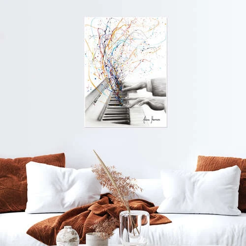 The Keyboard Solo Ashvin Harrison Plakat 30 X 40 Cm Billedramme 6 The Keyboard Solo Ashvin Harrison Plakat 30 X 40 Cm Billedramme - Billede 4