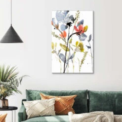 Flower Overlay II Jennifer Goldberger Lærredsbillede 20 X 30 Cm Billedramme -POSTERLOUNGE Salg 710243 canvas room flowers l