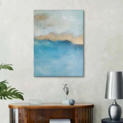 Imprint II Julia Contacessi Lærredsbillede 20 X 30 Cm Billedramme -POSTERLOUNGE Salg 710297 canvas room turquoise l