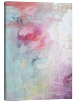 Pastel Terrain I Julia Contacessi Lærredsbillede 20 X 30 Cm Billedramme