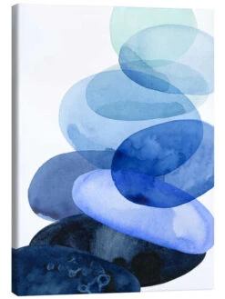 Stones From The Riverbed I Grace Popp Lærredsbillede 20 X 30 Cm Billedramme