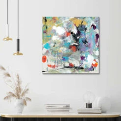 Jostle III Tim O'Toole Lærredsbillede 30 X 30 Cm Billedramme -POSTERLOUNGE Salg 710652 canvas room contemporary l