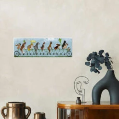 Mutley Crew On Tandem Fab Funky Plakat 60 X 20 Cm Billedramme -POSTERLOUNGE Salg 710746 poster room illustrations l