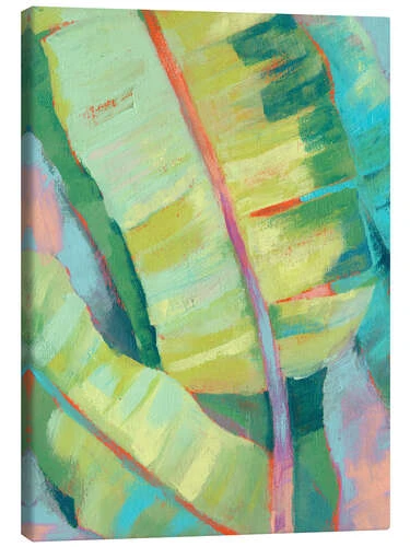 Vibrant Palm Leaves I Jennifer Goldberger Lærredsbillede 20 X 30 Cm Billedramme 3 Vibrant Palm Leaves I Jennifer Goldberger Lærredsbillede 20 X 30 Cm Billedramme