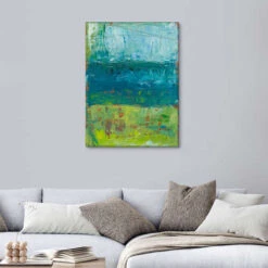 Lemon Lime I Ethan Harper Lærredsbillede 20 X 30 Cm Billedramme -POSTERLOUNGE Salg 710854 canvas room turquoise l