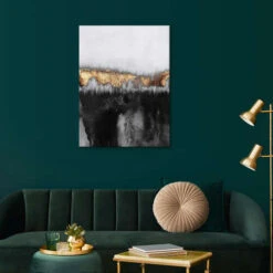 Gloomy Elisabeth Fredriksson Lærredsbillede 20 X 30 Cm Billedramme -POSTERLOUNGE Salg 711048 canvas room gold l