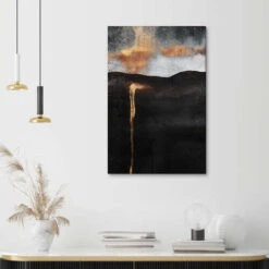 Ember Elisabeth Fredriksson Lærredsbillede 20 X 30 Cm Billedramme -POSTERLOUNGE Salg 711064 canvas room gold l